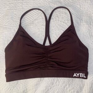 ABYL Dark Red Sports Bra XS